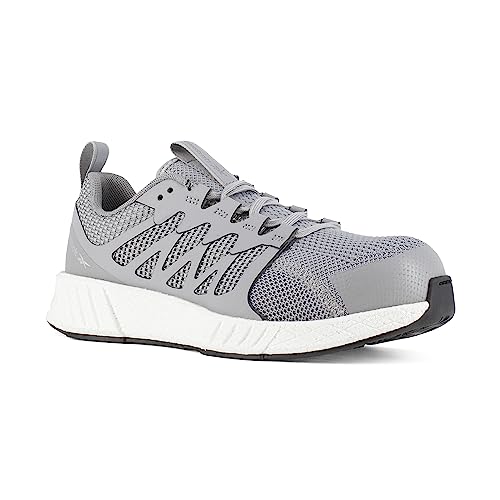 Image of Reebok Mens Fusion Flexweave Work Safety Composite Toe Athletic Work Shoe