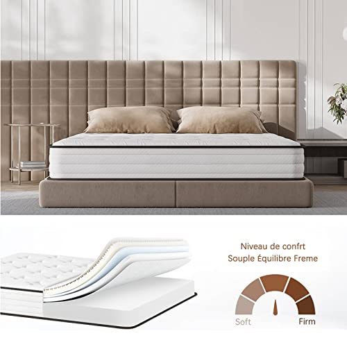 Matelas 140x190 Mémoire de Forme 7 Zones IZTOSS