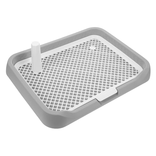 Yardwe Dog Potty Training Tray for Dogs Portable Pet Toilet Litter Box for Indoor and Balcony Use Dog Litter Pan for Easy Up