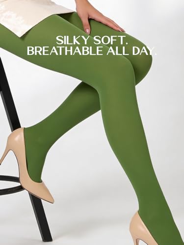 Image of Charm and Attitude Semi Opaque Tights for Women | Colored Pantyhose Stockings Nylons 40D