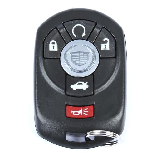 GM Genuine Parts 15212383 5 Button Keyless Entry Remote Key Fob, Black