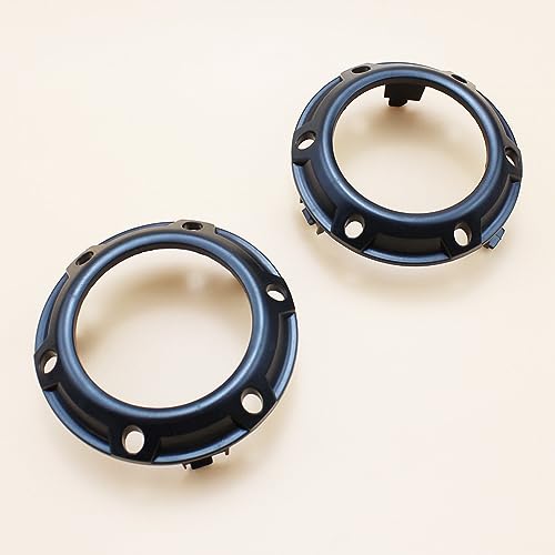 Phare antibrouillard Mitsubishi Outlander 07-09 : cadre noir 2 pièces 6400A739 - 3