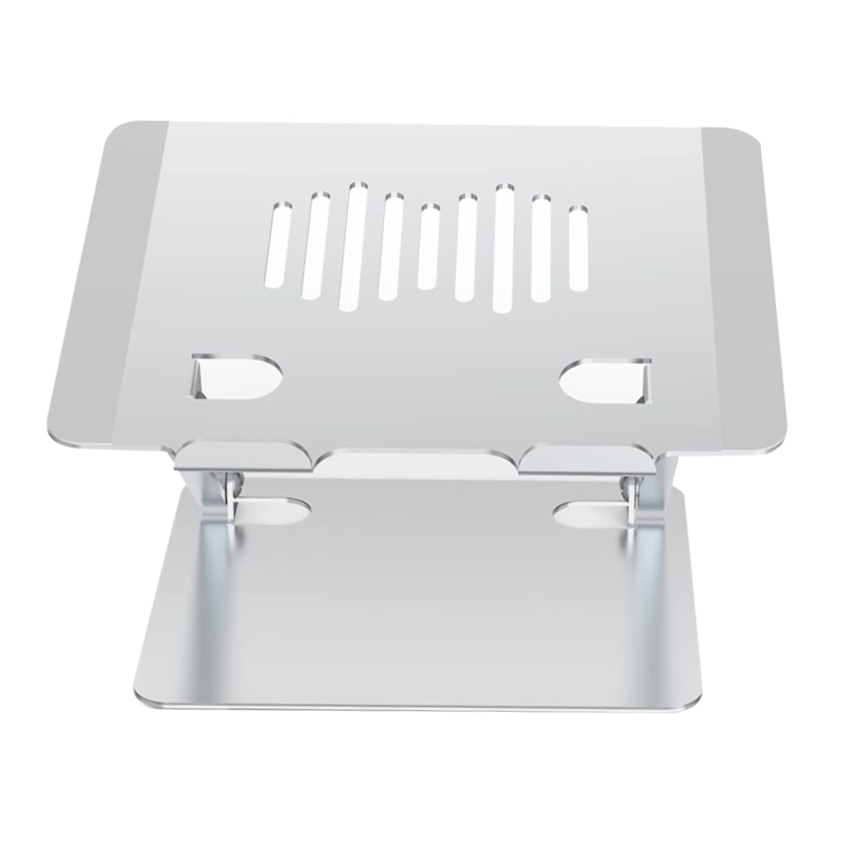 Mipcase Aluminum Alloy Laptop Stand Height Portable Foldable Riser for Laptops Silver for Use