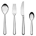 Alessi BG02S24 Amici Servizio di Posate Composto da Sei Cucchiai da Tavola, Sei Forchette da Tavola, Sei Coltelli da Tavola, Sei Cucchiaini da Caffè in Acciaio Inossidabile 18/10, Lucido