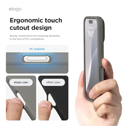 elago Premium Liquid Silicone Case for iPhone 16 Pro Max by elago - Used condition - Image 7