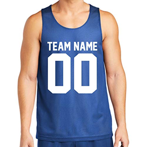 Custom Basketball Jersey Tank Top Make Your OWN 2 Sided Personalized Team Uniforms - Thumbnail 2