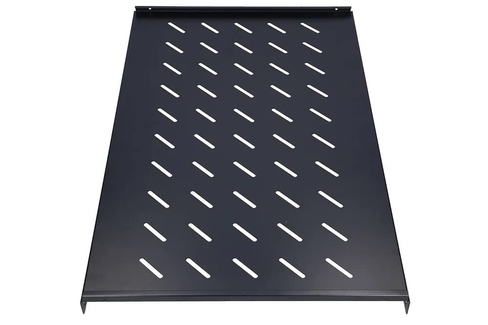 Étagère spécialement conçue pour Armoire en Rack 1U, Armoire réseau 19", Profondeur 1000 mm, pour armoires Debout, Montage Facile, Ventilation Passive, Charge maximale 20 kg, pour Armoire Serveur et