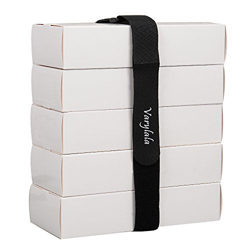 4 Pcs Varylala Versatile Hook And Loop Cable Ties Straps Tie Downs Fastening Securing Straps (40"X1.5", Black) #TOP7