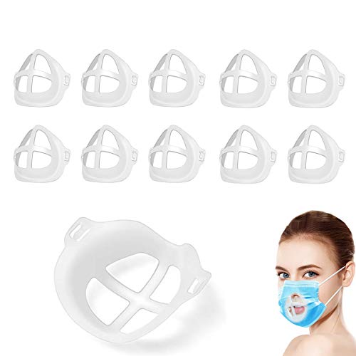 10 Pcs 3D Face Bracket 3D Face Holder Breathing Bracket Lipstick Increase Breathing Space Helps Smooth Breathing