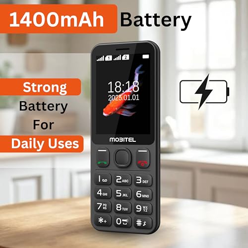 Téléphone portable facile à utiliser Mobitel 1010 avec batterie longue durée - 7