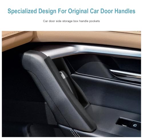 Image of CDEFG 4Pcs for 2026 Mazda CX5 Center Console Organizer Door Handle Pocket | Trash Can for 2026 Mazda CX-5 (S /Select /Preferred /Premium /Premium Plus) Accessory Door Side Storage Box