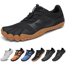 SAGUARO Barefoot Shoes for Men & Women | Wide Toe Box Zero-Drop Minimalist Trail Running Hiking Shoe Black