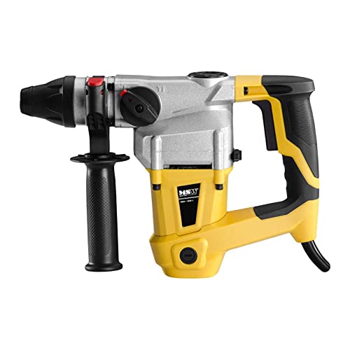 MSW Bohrhammer Bohrmaschine Meißelhammer Hammerbohrer BOH-1050-1 (1050 W, 1050 U/min, 5200 S/min, SDS-Plus, Flachmeißel… – Bild 4