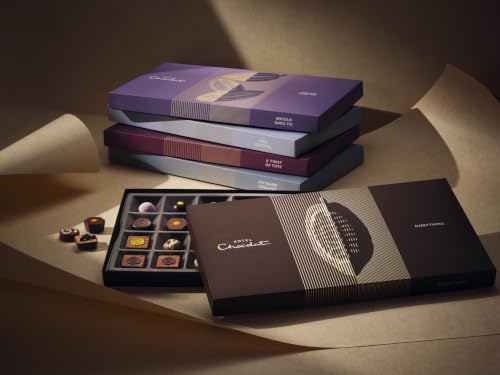Image of Hotel Chocolat Chocolate Gift Box - Assorted Milk, Dark & White Chocolates, 58 Pieces, Luxury Chocolate Gift