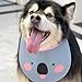 Dog Bandana Exquisite Printing Waterproof Cute Comfortable Upright Dog Drool Bib Adjustable Bib Handkerchief Accessories for Medium, Large and Extra-Large Dogs (XL,Color 7)
