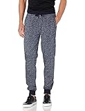 Southpole Men's Fleece Jogger, New Marled Navy, X-Small