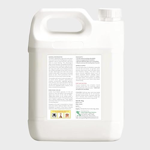 Image of Green Dragon Home Solutions | Natural & Organic | SNAIL MAGIC, Garden Slug & Snail Repellent - 5 kg