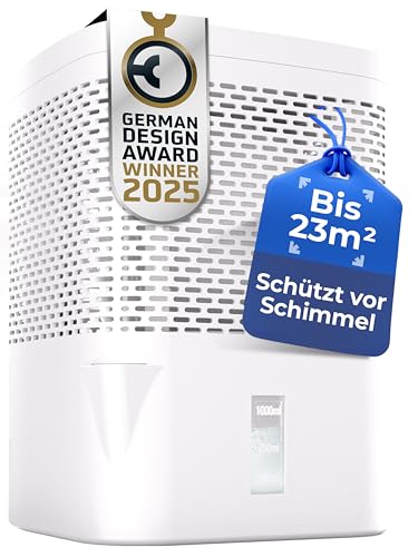 BonAura® Luftentfeuchter ohne Strom - Raumentfeuchter für Keller, Bad uvm. - 680g Luftenfeuchter Nachfüllpack inklusive - Entfeuchter und Luftentfeuchter Granulat im Set - Schutz vor Schimmel