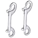 AOWISH Bolt Snaps| Stainless Steel 316 Double Ended Bolt Snap Hooks| Marine Grade Double End Trigger Scuba Diving Clips| Sturdy, Durable, Heavy Duty| 3-1/2'', 4'', 4-1/2'' Sizes (4-1/2 Inch, 2-Pack)