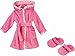 Produktbild Käthe Kruse 33992 - Bademantel mit Hausschuhen 39-41 cm, rosa