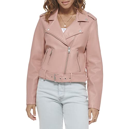 Levi's womens The Belted Faux Leather Moto Jacket (Regular & Plus Size)