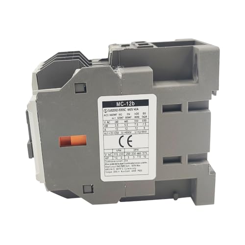 Contacteur industriel MC-12b 3 pôles 12A pour circuits de commande