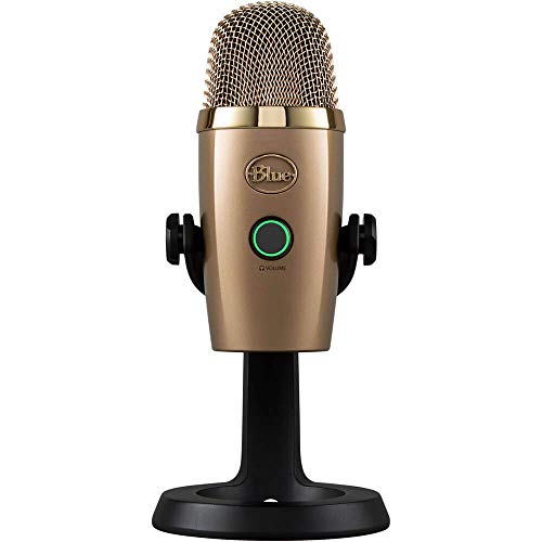 Blue Yeti Nano Premium Microphone USB pour Enregistrer, Streaming, Gaming, Podcast PC & Mac, Condensateur Micro avec Effets Blue VO!CE, Cardioïde & Omni, Monitoring sans latence - Rouge