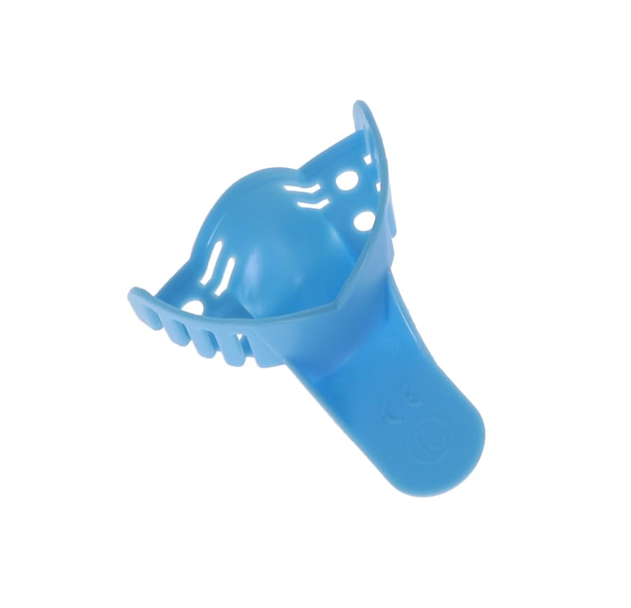Miniatura 4 de HSB 108100 - Bandejas de impresión dental perforadas, rígidas, fáciles de recortar, desechables y sin distorsiones para impresiones dentales
