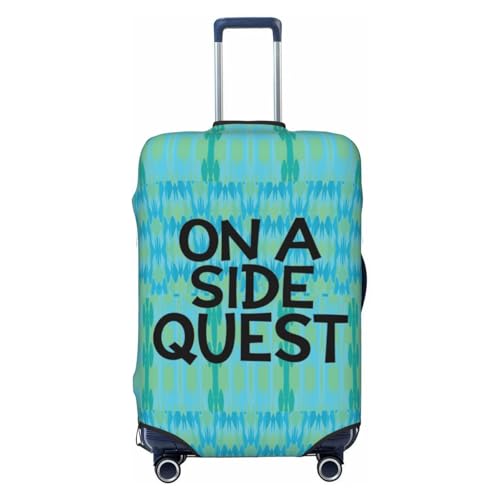 On A Side Quest Suitcase Cover,Luggage Protector Suitcase Covers For Luggage,Luggage Covers for Suitcase (Large)