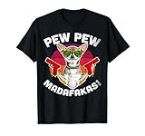 Chihuahua Pew Pew Madafakas - Vintage Sunglasses Pew T-Shirt