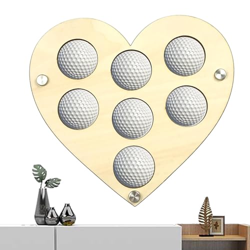 Heart-Shaped Golf Ball Display Holder