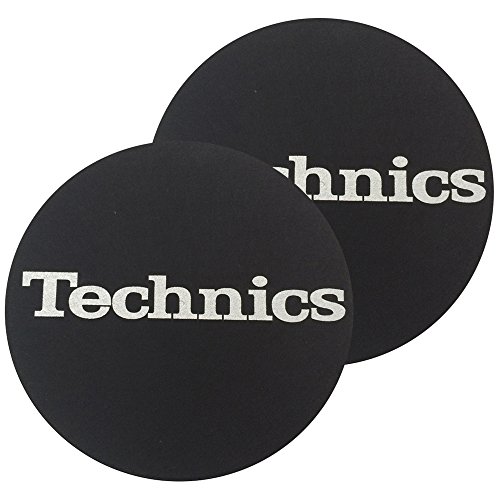 Materiale: feltro slipmat-Factory Technics - Tappetino antiscivolo in argento, 2 pezzi