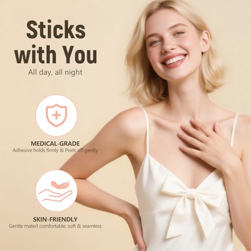 Nipple Covers for Women 2 Pairs - Reusable Silicone Sticky Nipple Covers No Show, Adhesive Pasties with Travel Case2