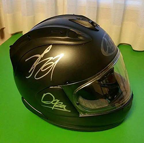 Amazon.co.jp: 豪華)MotoGPライダーサイン入りARAIヘルメット : 車＆バイク