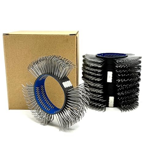 Image of 5PCS, Abrasive Wire Wheel Belt, Bristle Blasting Wheels for Surface Blaster | 0.7mm Carbon Spring Steel, 23mm Metal Blaster Wheels, Coarse Wire Wheel for Surface Blasting