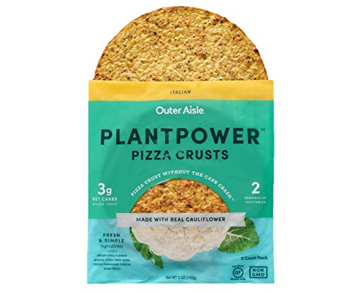 Outer Aisle Gourmet Cauliflower Pizza Crusts | Keto, Gluten Free Low Carb