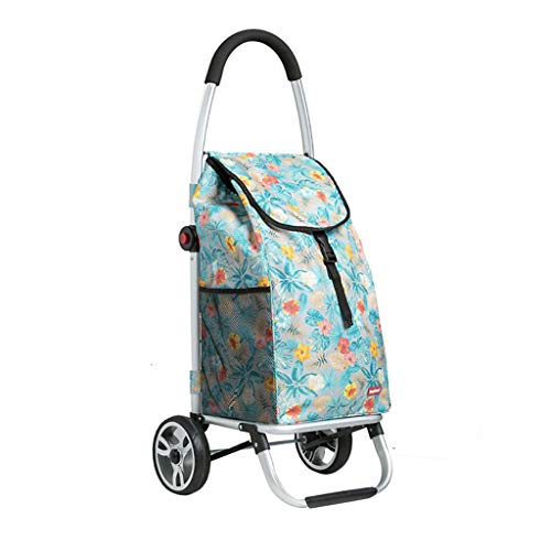 Carrito plegable de aluminio para compras portátil miniatura 1