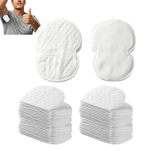 YANAJIAJIA 30 Pack Armpit Sweat Pads Ultra-Absorbent Sweat Pads Under Arm for Men and Women Disposable Odour-Free Clothing Liners Breathable Invisible Sweat Pads for Daily Confidence