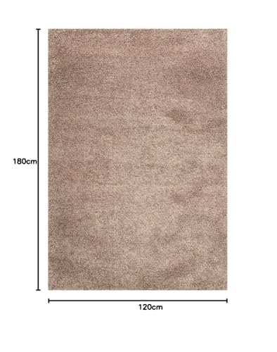 Image of Carpet for Living Room, Bedroom & Hall Handmade Microfiber Cozy Soft & Plush Fluffy Shaggy Fur Rugs for Living Room 5x5 Round