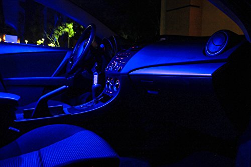 Kit de luces LED interiores para Dodge Charger 2006-2010 azul miniatura 6