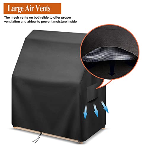 Matschküche Kinder Outdoor Spielküche Kinderküche Abdeckung wasserdichte 90×50×100 cm, Schwerlast 420D Spielküche… – Bild 5