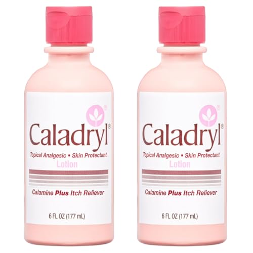 Image of Calamine Lotion by Caladryl, Skin Protectant Plus Itch Relief, 6 Fl Oz, 2-Pack