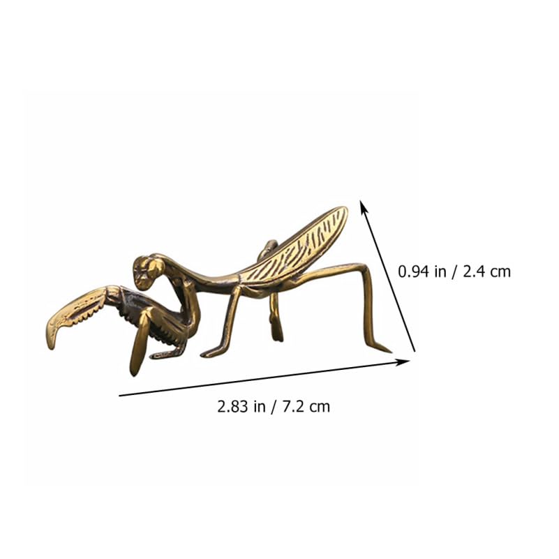 Set de 2 estatuas de mantis Didiseaon 5.66x1.88x1.57 pulg miniatura 2