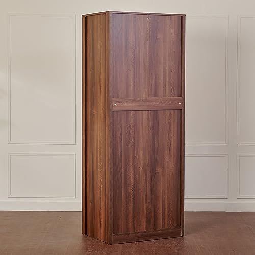 Image of Home Centre Leon 2-Door Wardrobe - Brown