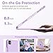 TQQ iPad Pro 13-inch Case with Keyboard (M5 2025 / M4 2024), iPad Pro 13 Keyboard Case with Pencil Holder, Multi-Touch Trackpad, 360° Rotatable, 7-Color Backlit, Thin & Light (Purple)