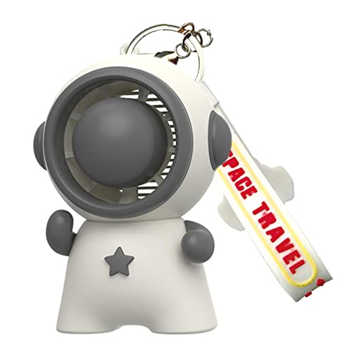 Ventilador Portátil Astronauta,Astronaut Space Chaveiros Cordão destacável - Ventilador USB recarreg
