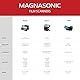 Magnasonic All-in-One 24MP-Filmscanner mit großem 5-Display & HDMI, konvertiert 35mm/126/110/Super 8-Filme & 135/126/110-Dias in Digitale Fotos, integrierter Speicher (FS71)