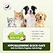 Hypoallergenic Pet Wipes for Dogs & Cats – Quick Clean & Deodorize Paws, Butt, Eyes, Ears, Face & Fur | Daily Grooming After Walks and Between Baths | Extra Large & Thick | Coconut Scented, 400 Count