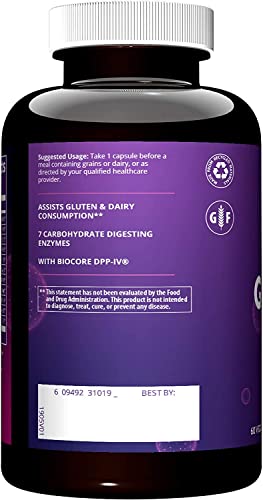 MRM Nutrition Gluten-Aid™ | Digestive enzymes | Gluten + Dairy Digestion | BIOCORE DPP-IV® | Gluten-Free | 60 Servings - Image 4