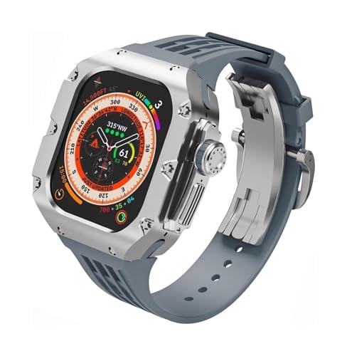 Bracelet Apple Watch Ultra 2 49mm titane agate kit modification montre homme femme